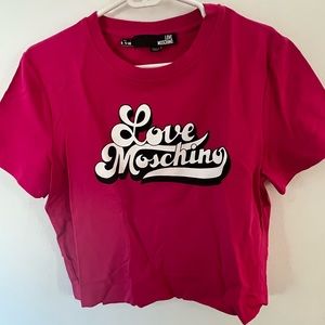 Moschino hot pink top